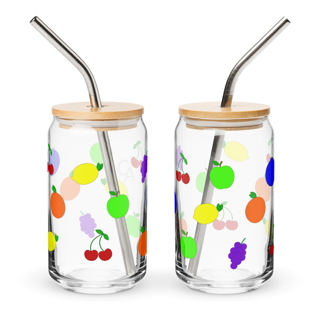 Cherry & Friends Can-shaped glass